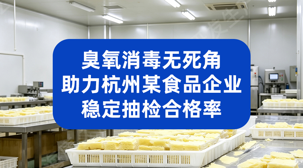 臭氧消毒无死角，助力杭州某食品企业稳定抽检合格率