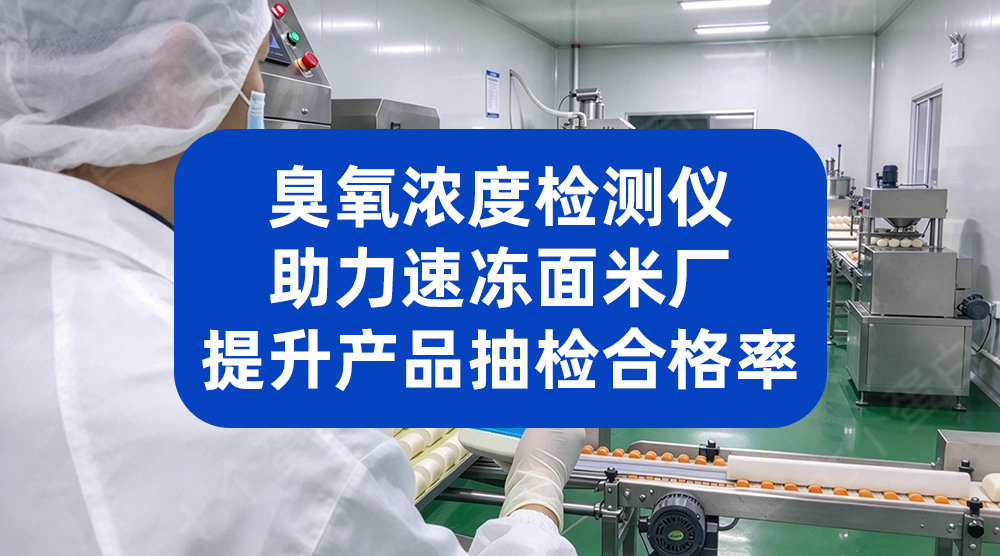 江苏某生物公司引入臭氧浓度检测仪 筑牢食品安全管控防线