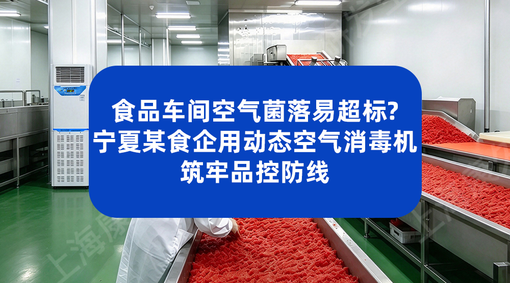 食品车间空气菌落易超标？宁夏某食企用动态空气消毒机筑牢品控防线