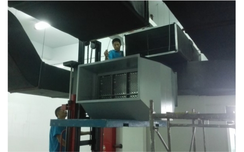 送风管道动态杀菌组件