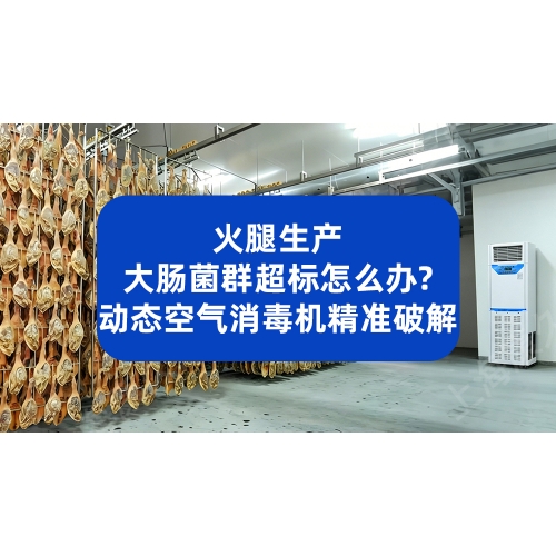 火腿生产大肠菌群超标怎么办？动态空气消毒机精准破解