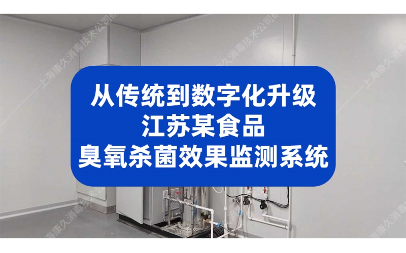 从传统到数字化升级：江苏某食品引入臭氧杀菌效果监测系统实践与成果