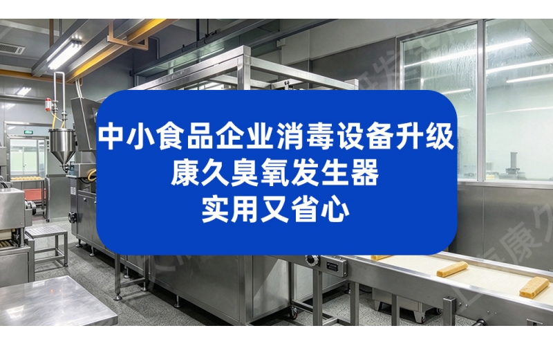 中小食品企业消毒设备升级 康久臭氧发生器实用又省心